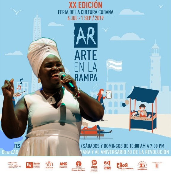 Arte en La Rampa. Foto: Radio Rebelde arte en la rampa musica